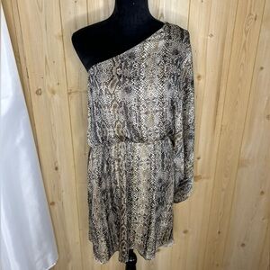 Merritt Snakeskin Dress